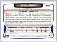 2013 Bowman Jayson Aquino #BP102