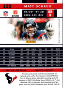 2011 Score Matt Schaub