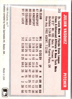 1991 ProCards Julian Vasquez #283