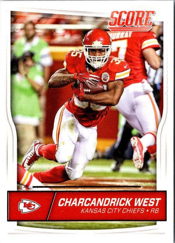 2016 Score Charcandrick West #160