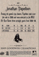 2009 Upper Deck Goodwin Champions Jonathan Papelbon