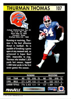 1991 Pinnacle Thurman Thomas #107
