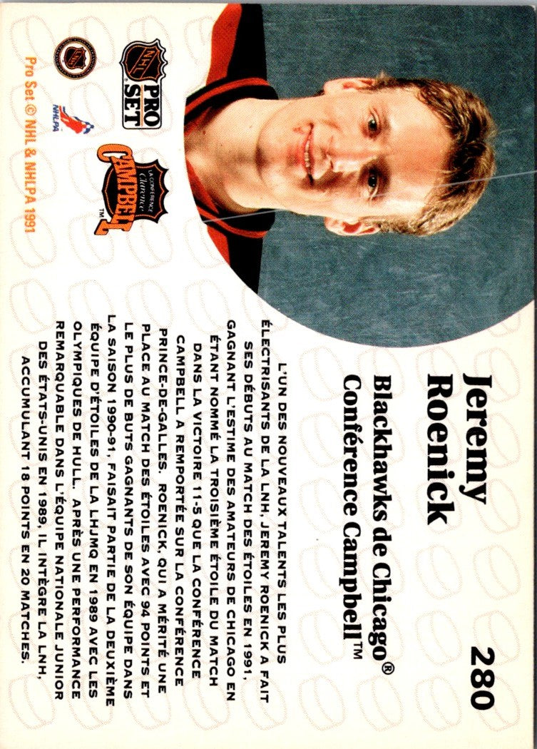 1991 Pro Set French Jeremy Roenick