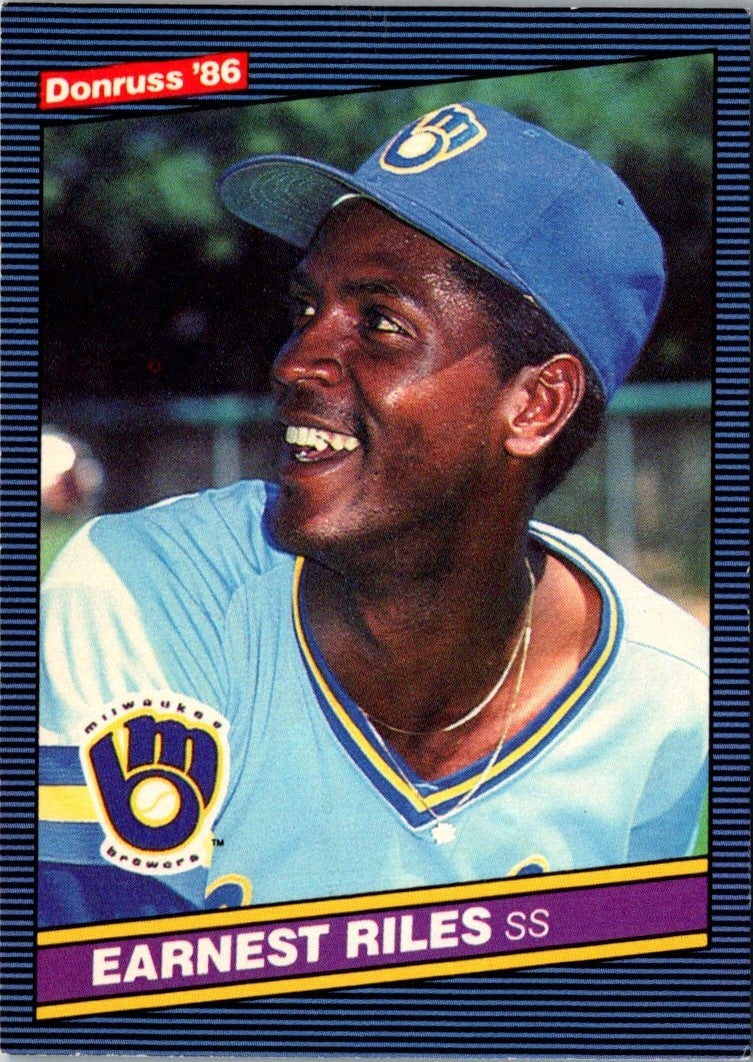 1986 Donruss Ernest Riles