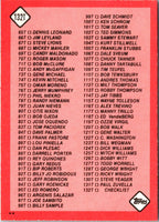 1986 Topps Checklist 397-528 #527