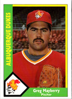 1990 CMC Albuquerque Dukes Greg Mayberry #7