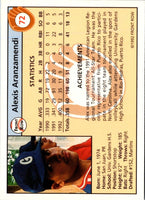 1992 Front Row Draft Picks Alexis Aranzamendi #72