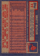 1984 Topps Brett Butler