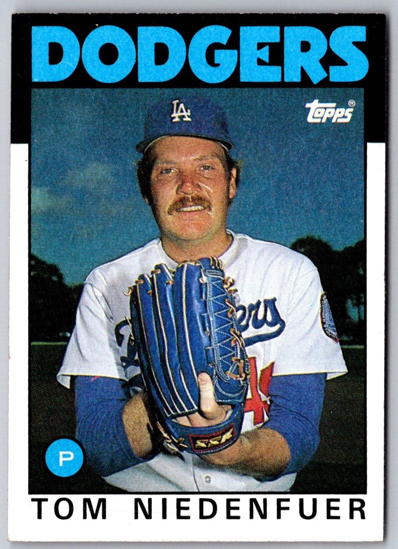 1986 Topps Tom Niedenfuer