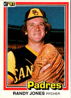 1981 Donruss Randy Jones #122