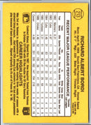 1986 Donruss Rich Bordi