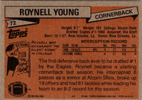 1981 Topps Roynell Young #72 Rookie