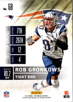 2014 Panini Contenders Rob Gronkowski #68