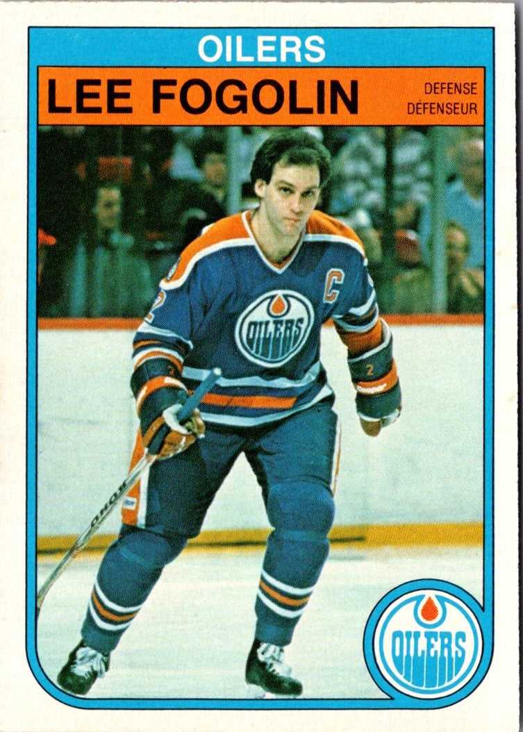 1982 O-Pee-Chee Lee Fogolin