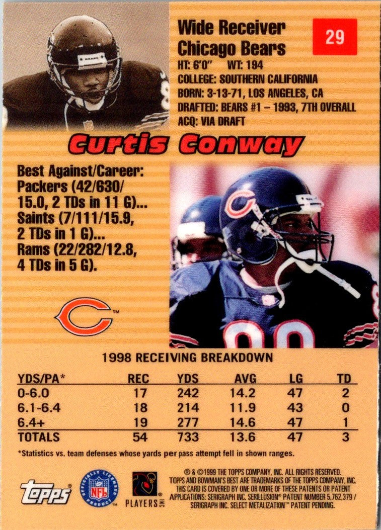 1999 Bowman's Best Curtis Conway