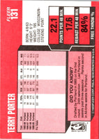 1989 Fleer Terry Porter #131