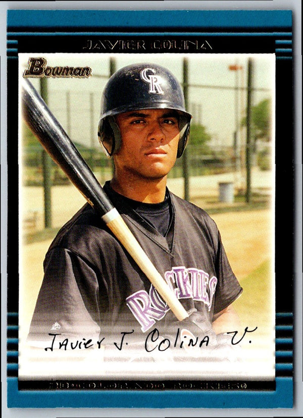 2002 Bowman Javier Colina #164