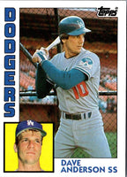 1984 Topps Dave Anderson #376 Rookie