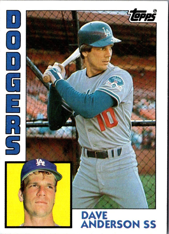 1984 Topps Dave Anderson #376 Rookie