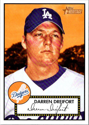 2001 Topps Heritage Darren Dreifort #274