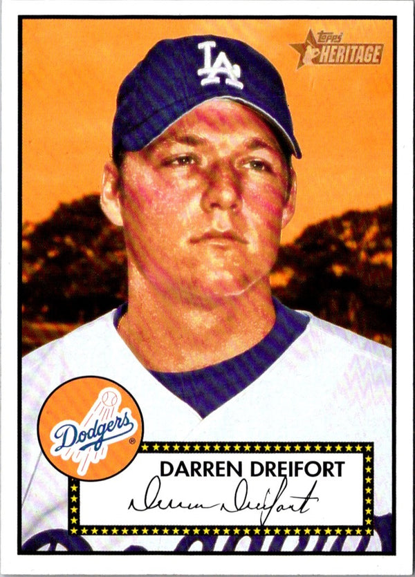 2001 Topps Heritage Darren Dreifort #274