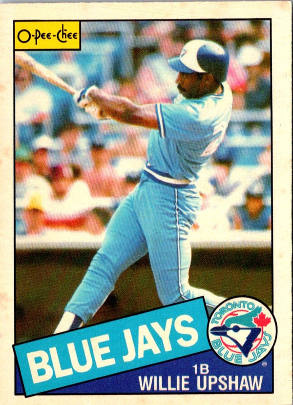 1985 O-Pee-Chee Willie Upshaw #75