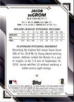 2019 Bowman Platinum Jacob deGrom #52