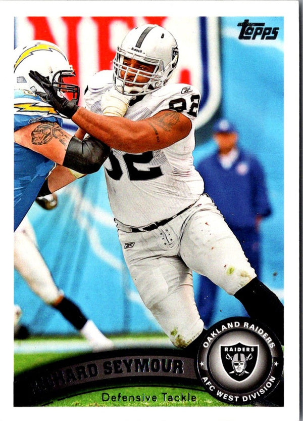 2011 Topps Richard Seymour #423