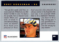 1991 ProLine Burt Grossman #80