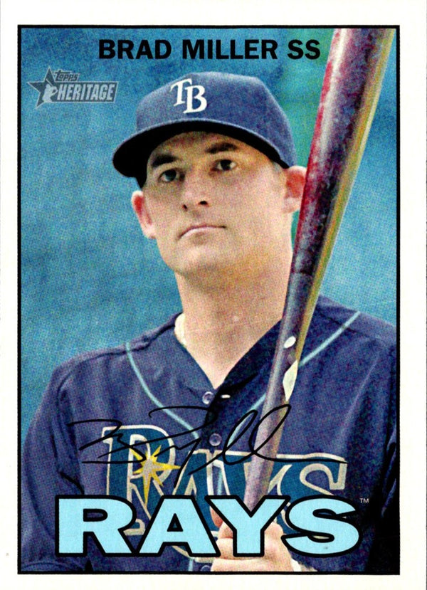 2016 Topps Heritage Brad Miller #3