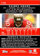 2007 Bowman Gaines Adams