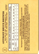 1985 Donruss Tony Brewer