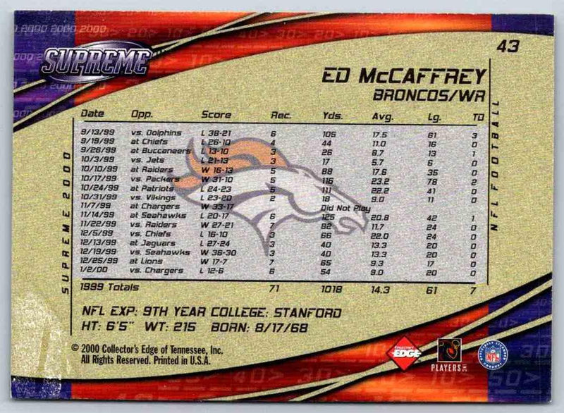 1998 Edge Ed McCaffrey