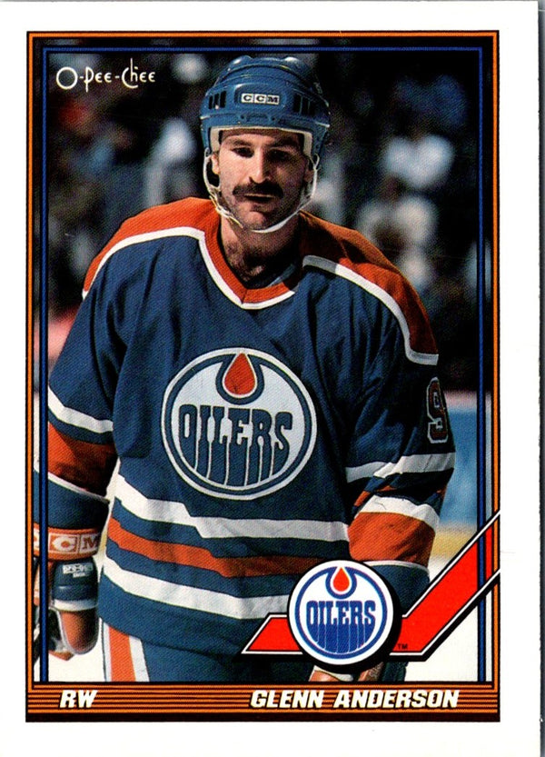 1991 O-Pee-Chee Glenn Anderson #124