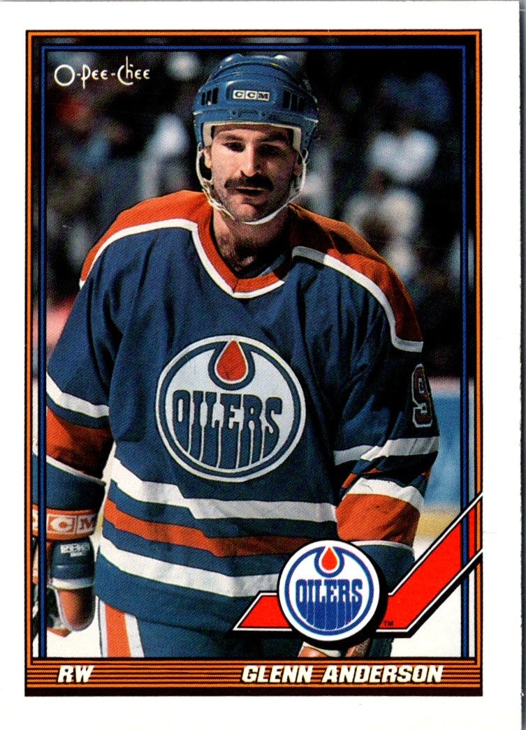 1991 O-Pee-Chee Glenn Anderson