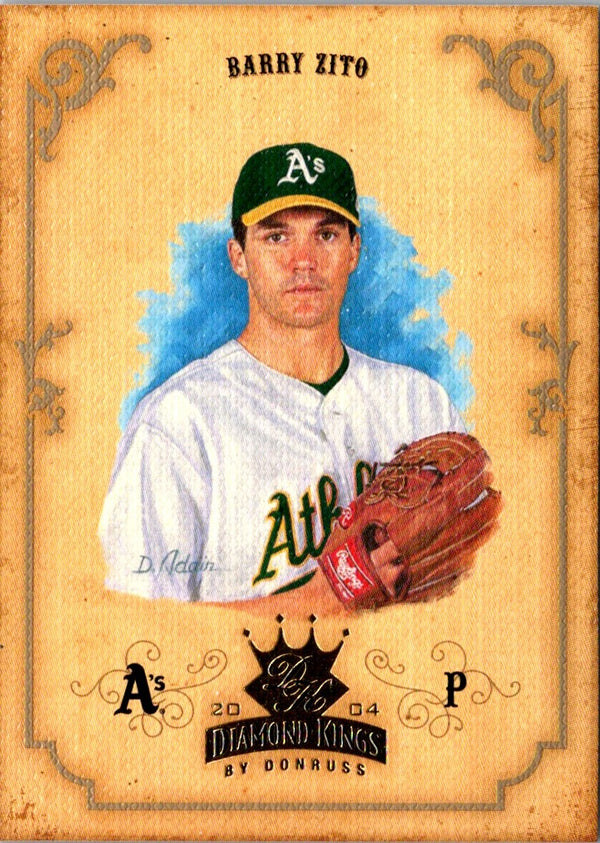 2004 Donruss Diamond Kings Barry Zito #16