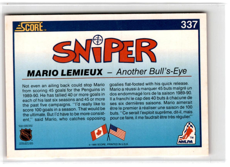 1990 Score American Mario Lemieux