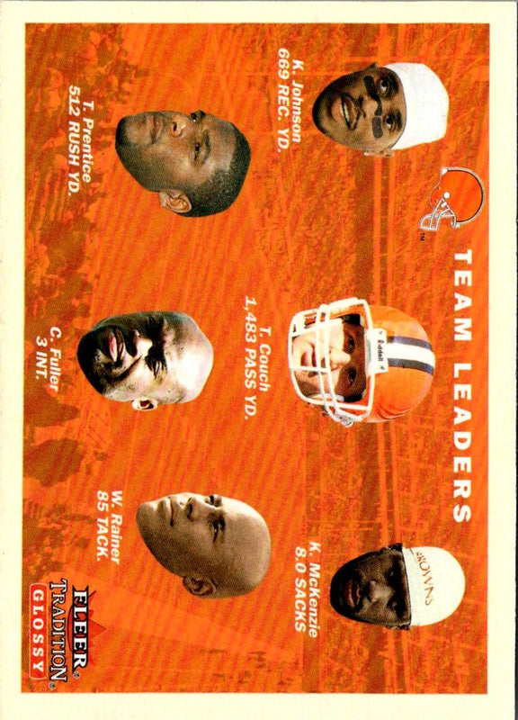 2001 Fleer Tradition Cleveland Browns Team Leaders #377