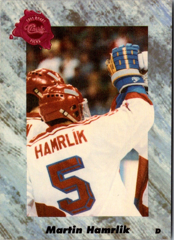 1991 Classic Draft Picks Martin Hamrlik #27