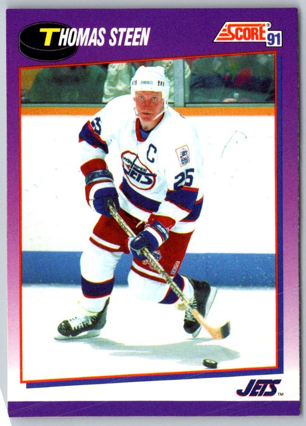 1991 Score Thomas Steen #198