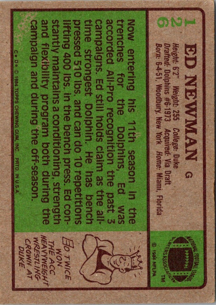 1984 Topps Ed Newman