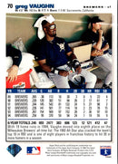 1995 Collector's Choice SE Greg Vaughn