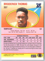 1990 Fleer Broderick Thomas #357