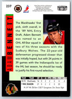 1993 Upper Deck Adam Bennett #237 Rookie