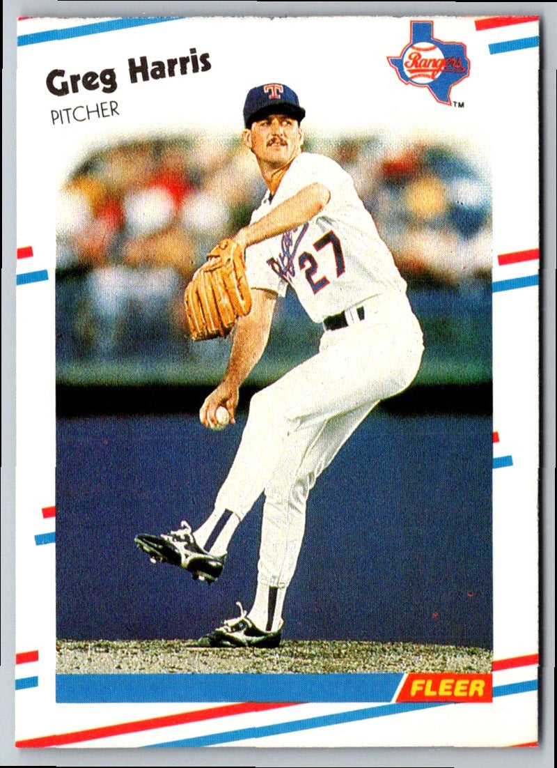 1988 Fleer Greg Harris