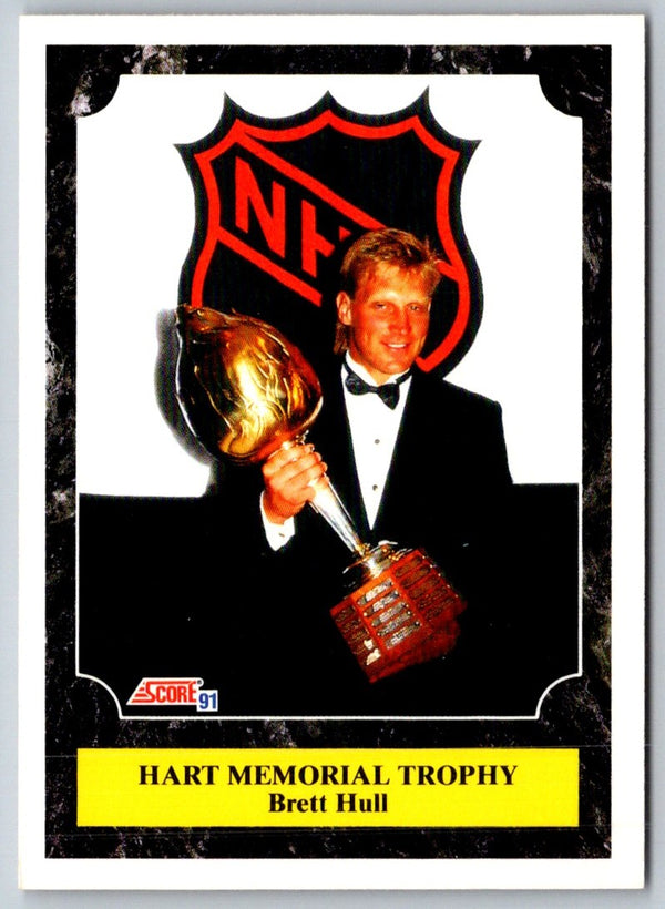 1991 Score American Brett Hull (Hart Memorial Trophy) #428