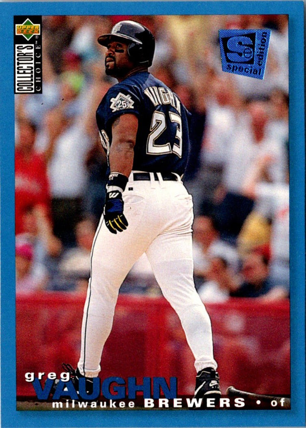 1995 Collector's Choice SE Greg Vaughn #70