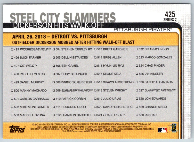 2019 Topps Steel City Slammers