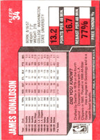 1989 Fleer James Donaldson #34