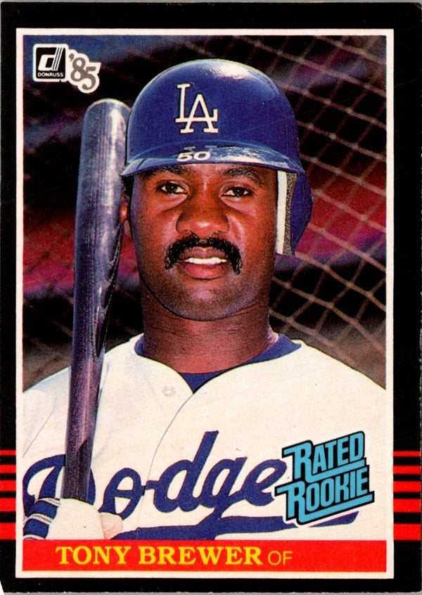 1985 Donruss Tony Brewer #31 Rookie